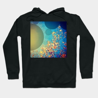 Leaves and Sky Abstract Hoodie